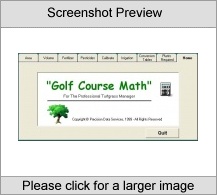 Golf Course Math Screenshot